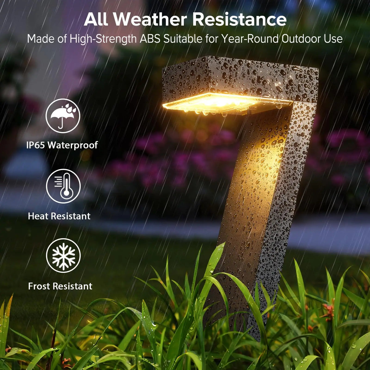 Bright LED Solar Pathway Lights for Garden Yard and Driveway