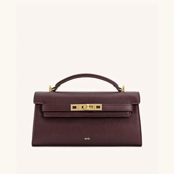 JW PEI Crocodile Embossed Top Handle Crossbody Handbag