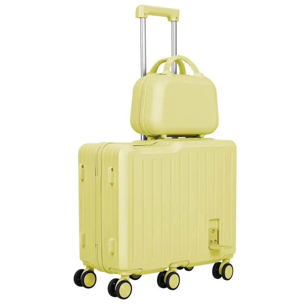 SANWOOD Toddler Ride On Luggage With Foldable Footrest