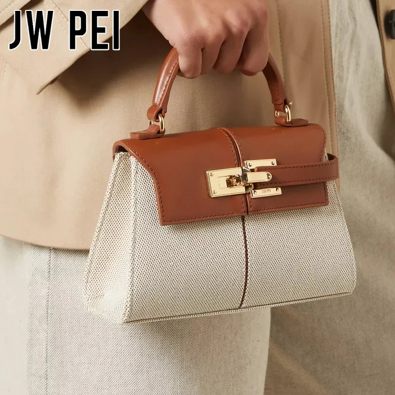 JW PEI Elise Classic Trapezoid Top Handle Shoulder Bag