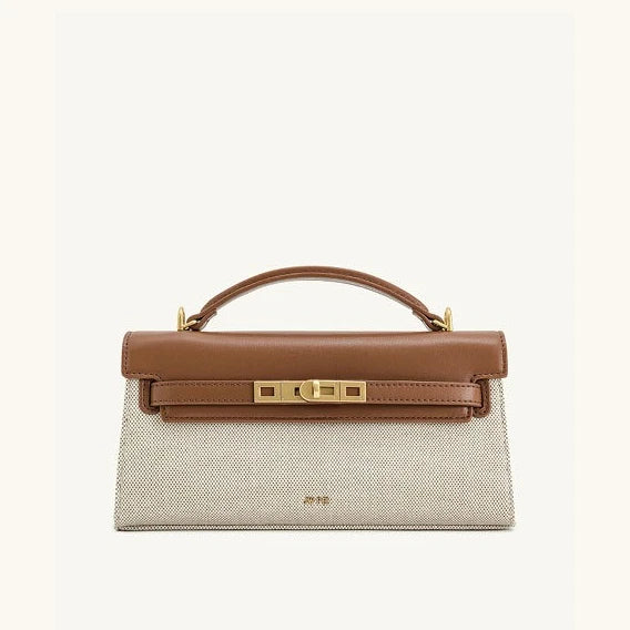 JW PEI Crocodile Embossed Top Handle Crossbody Handbag