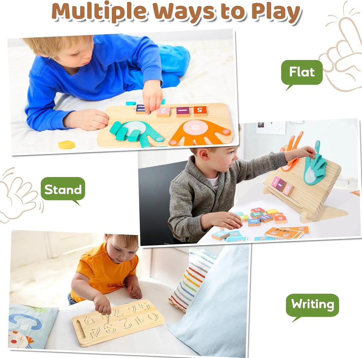 Montessori Farm Busy Book Sensory Learning Toy for Toddlers