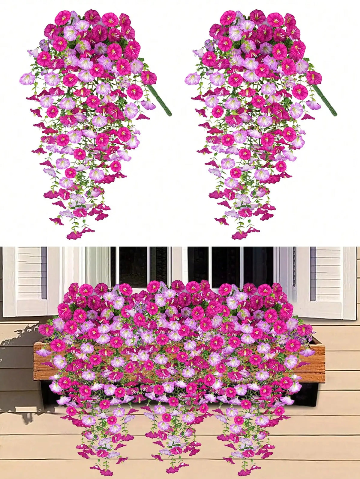 Artificial Eucalyptus Silk Vine, UV-Resistant Outdoor Greenery