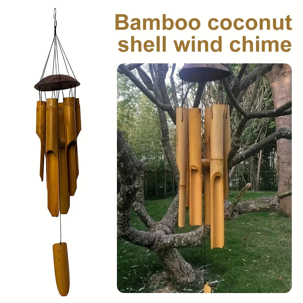 Bamboo Wind Chimes For Garden Home And Outdoor Decor