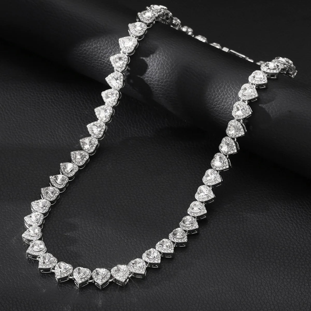 Hip Hop CZ Tennis Chain Necklace Bracelet Fashion Jewelry For Her