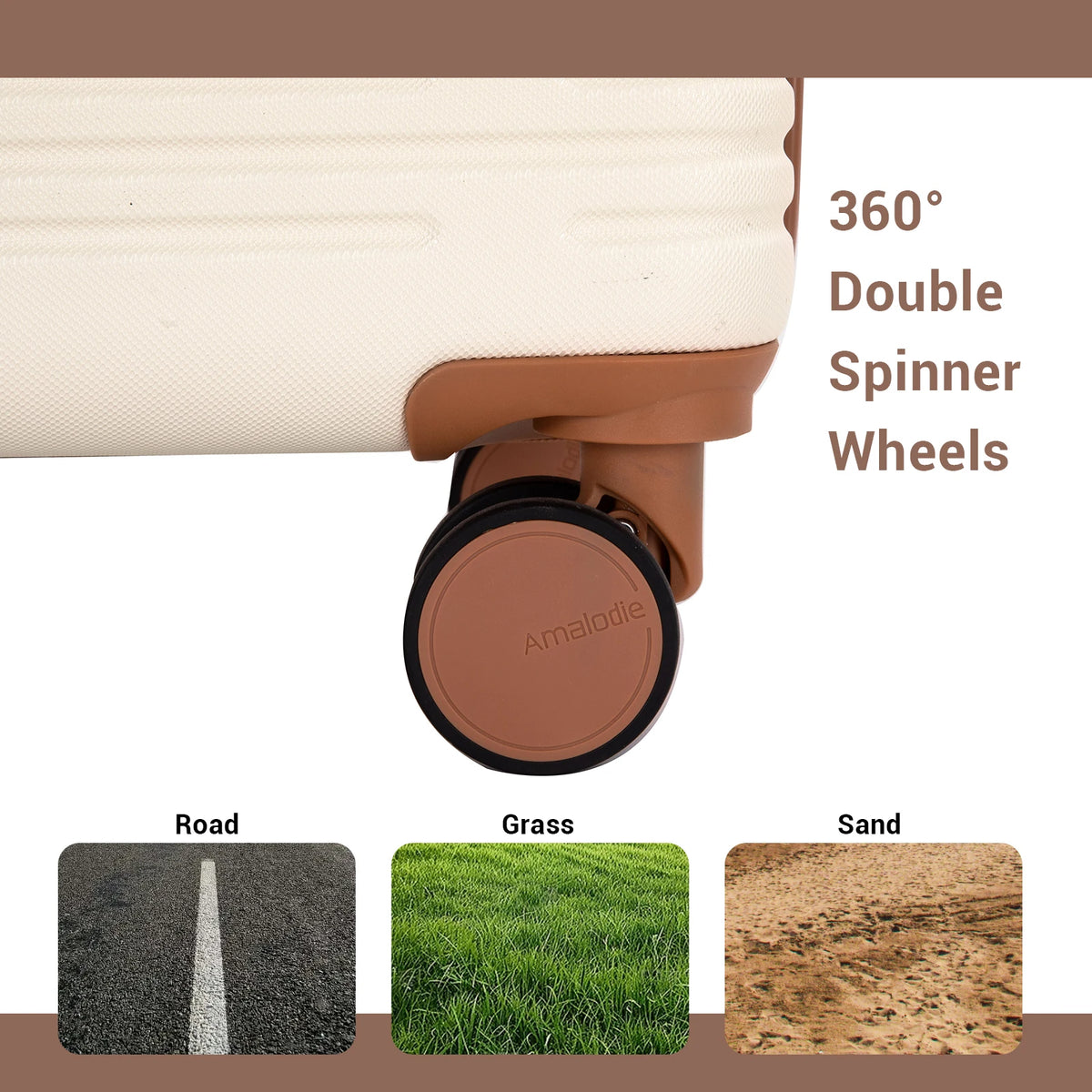 Travelhouse Spinner Luggage Set With Hard Shell And TSA Lock