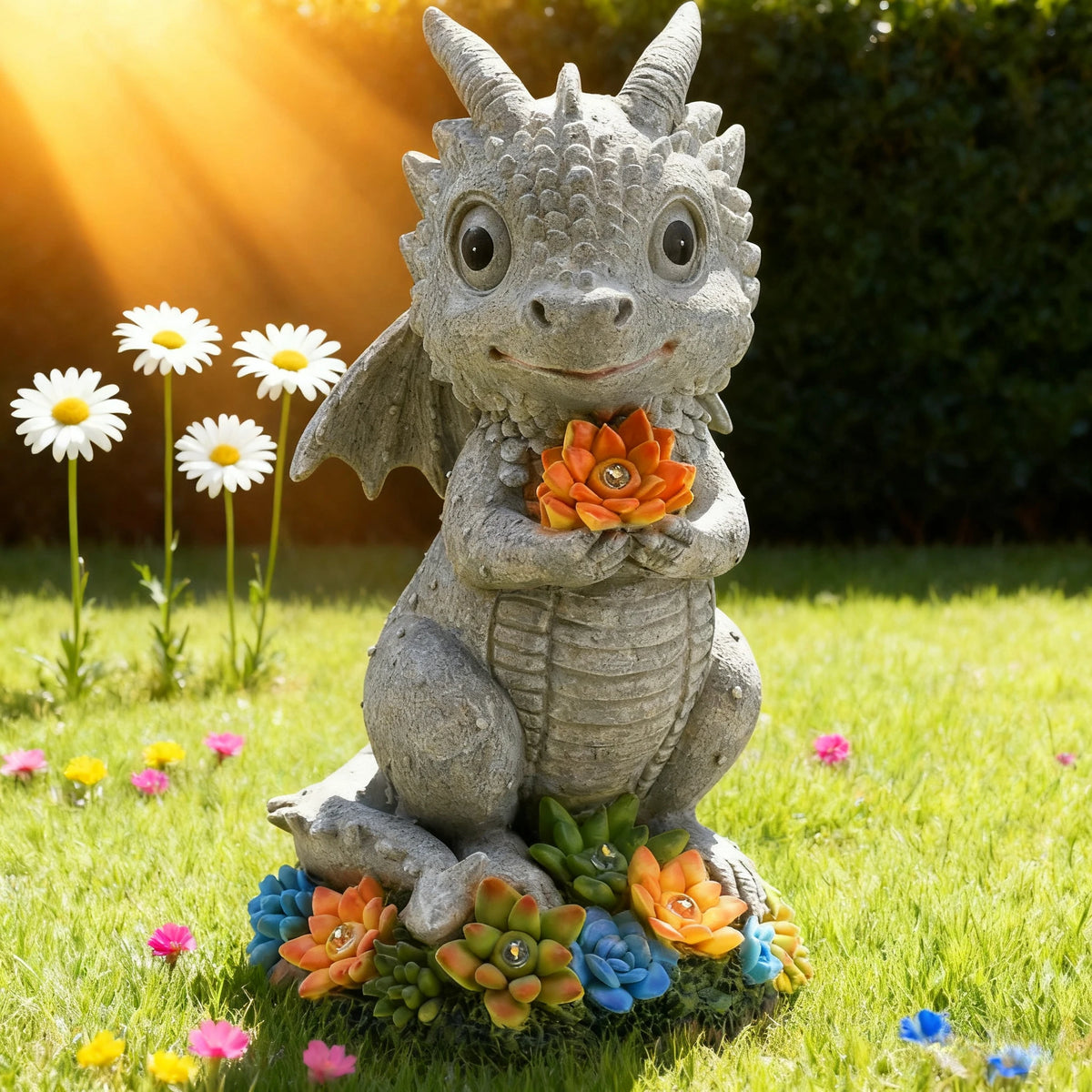 Solar Garden Turtle Statue Light for Outdoor Lawn Decor