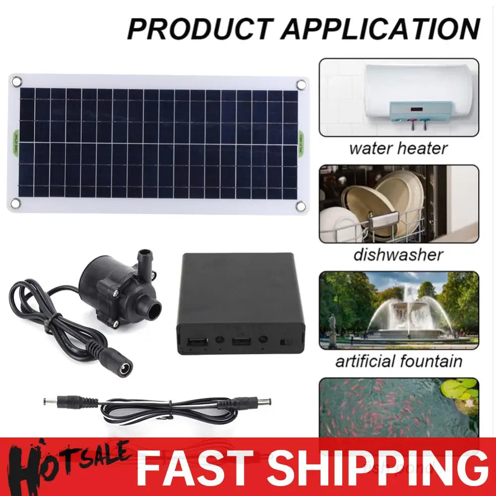 18V 30W Fountain Panel Pump Garden Decoration Mini Solar Power Panel Water Pump Watering System Energy Saving Kits for Fish Tank
