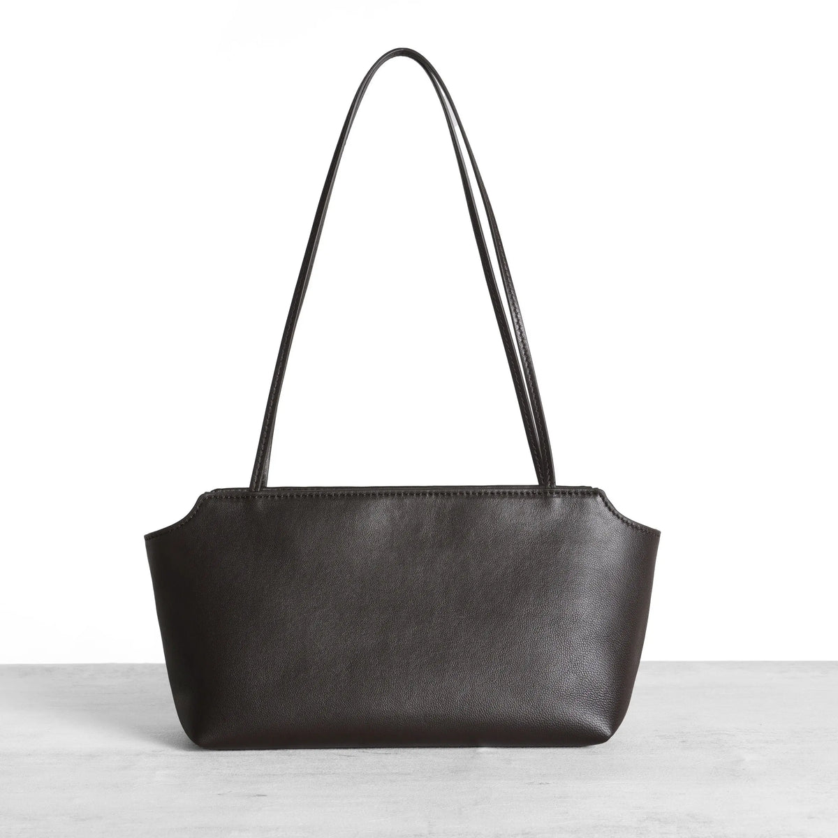 Terrasse Style Dyed Lambskin Top Handle Shoulder Bag for Women