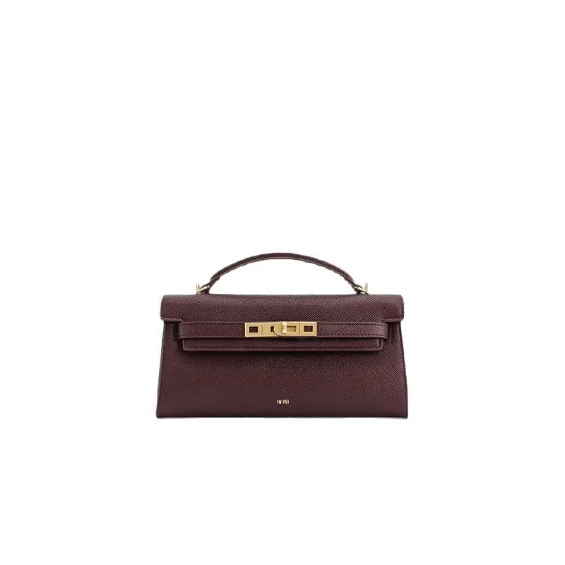 JW PEI Crocodile Embossed Top Handle Crossbody Handbag