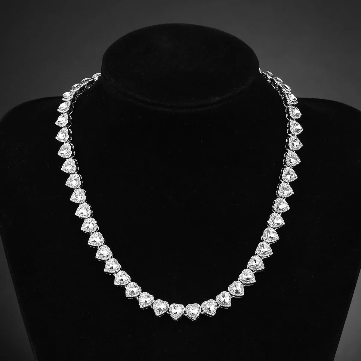 Hip Hop CZ Tennis Chain Necklace Bracelet Fashion Jewelry For Her