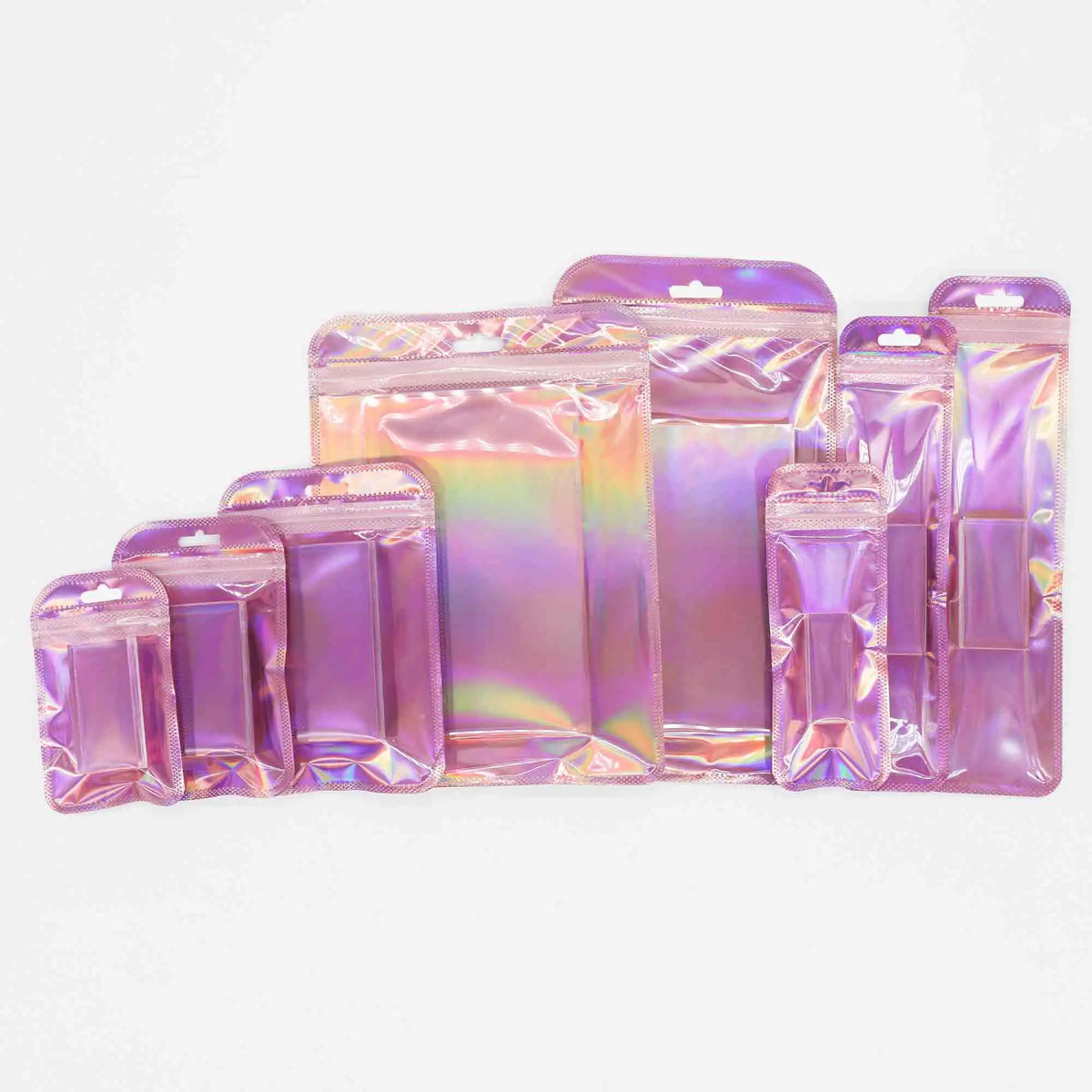 VoluPack Holographic Self Sealing Resealable Jewelry Packaging Pouches