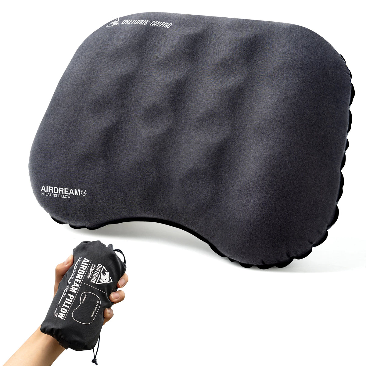 OneTigris Airdream Inflatable Camping Pillow for Travel and Backpacking