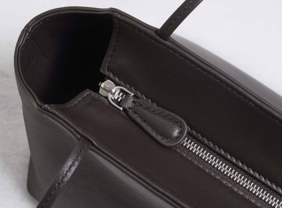 Terrasse Style Dyed Lambskin Top Handle Shoulder Bag for Women