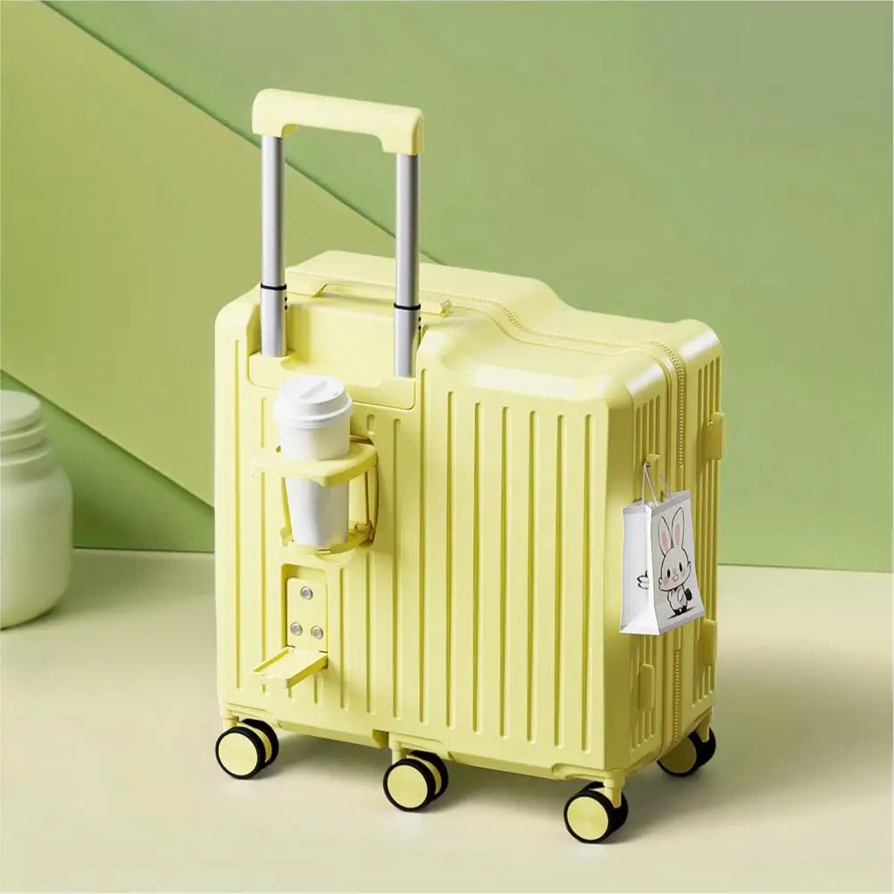 SANWOOD Toddler Ride On Luggage With Foldable Footrest