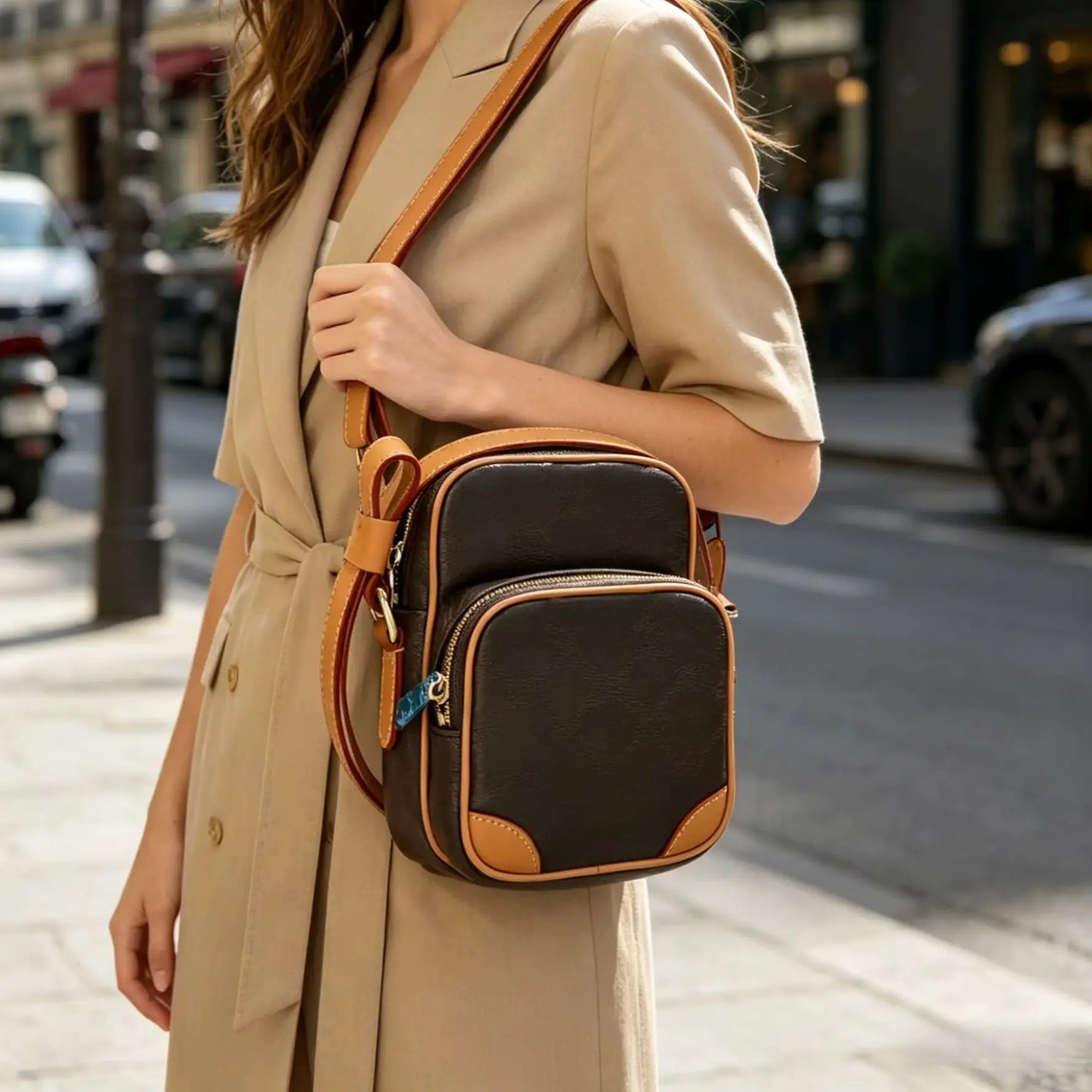2026 New Women's Shoulder Bag/Crossbody Bag/Camera Bag 20x13.5x8cm