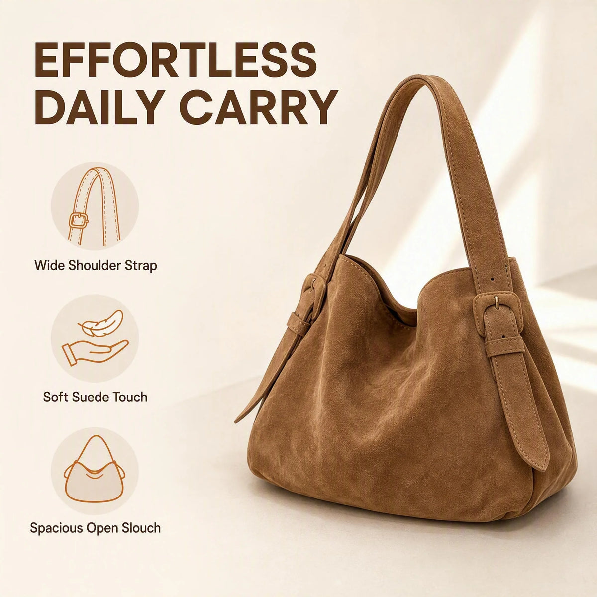Vintage Bucket Bag With Shoulder And Crossbody Carry