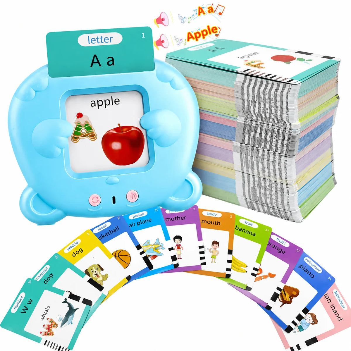 Talking Sight Words Flash Cards Educational Speech Therapy Learning Toy