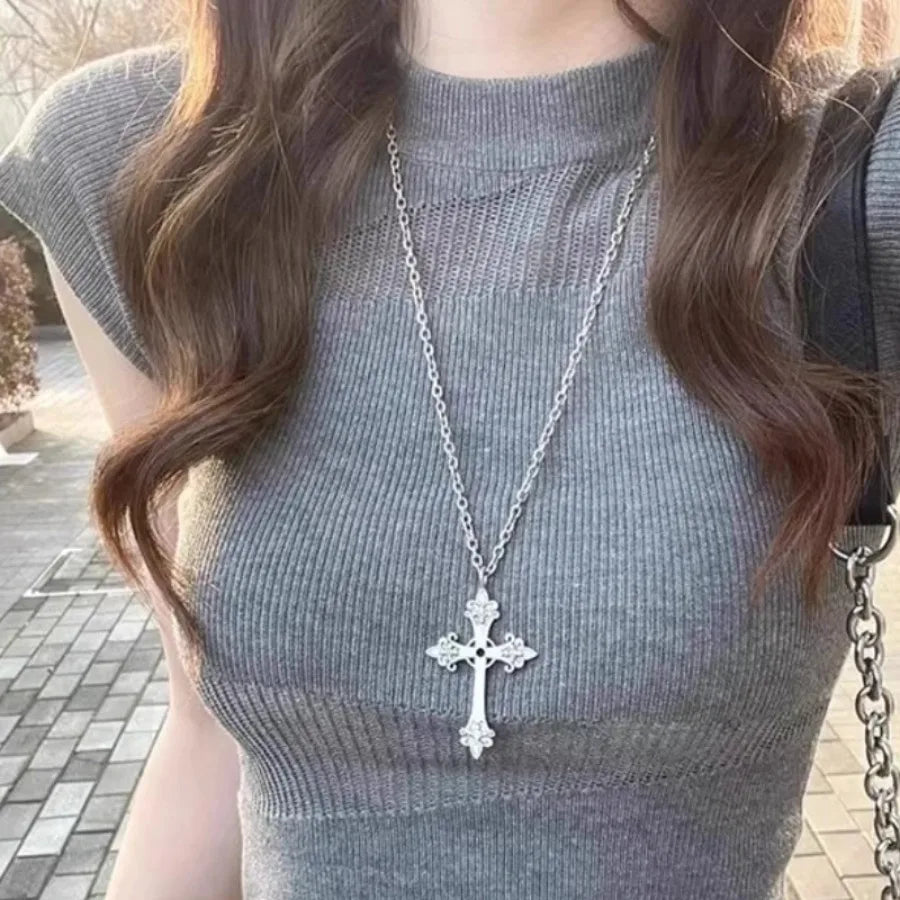 Minimalist Water Drop Pendant Tie Necklace In Titanium Steel