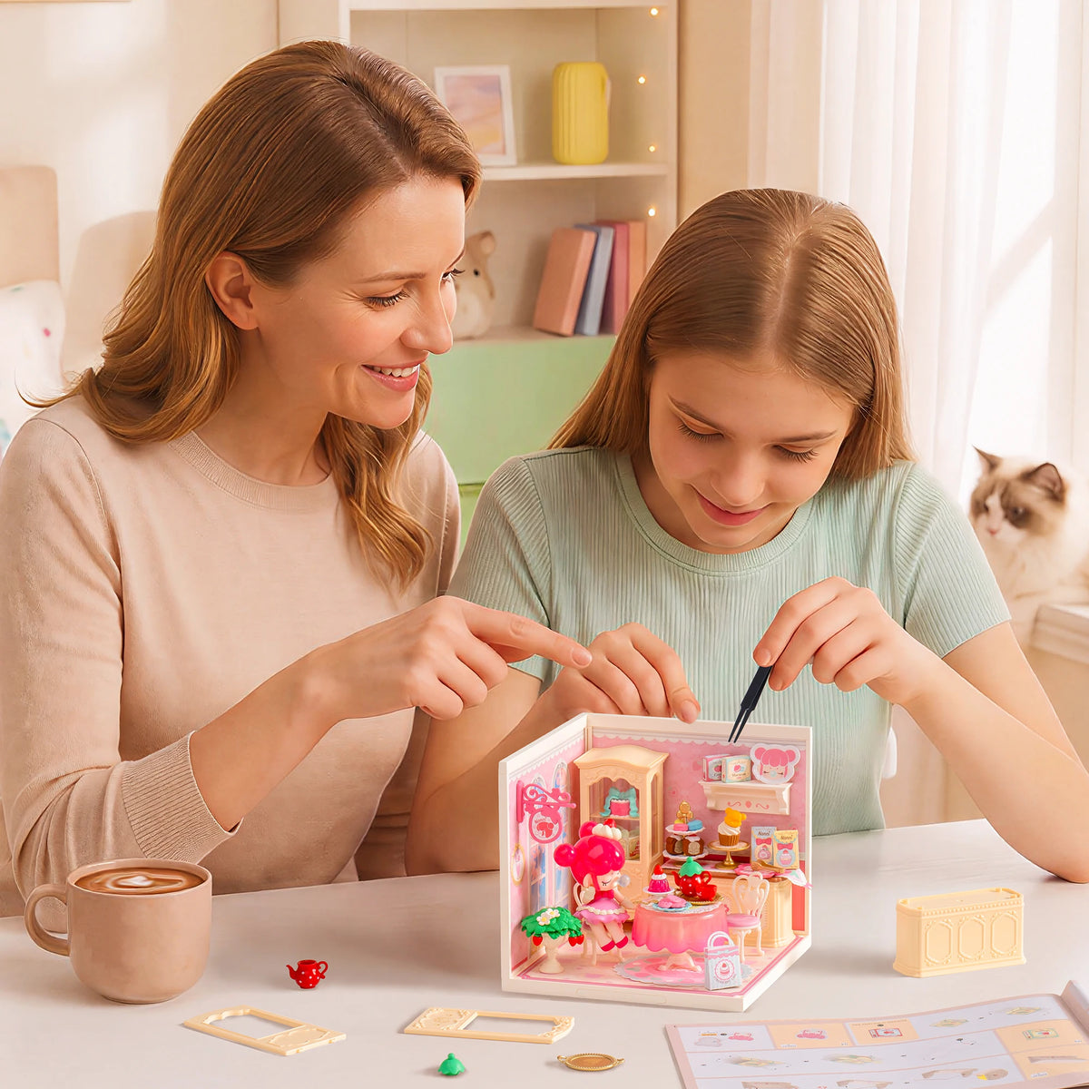 Rolife Nanci Strawberry Teatime DIY Dollhouse Puzzle Building Kit