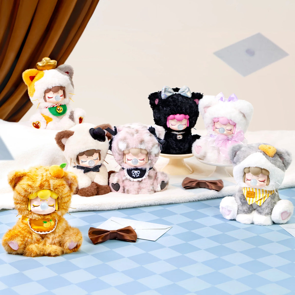 Rolife Nanci Tea Time Kitties Plush Blind Box Collectible Dolls
