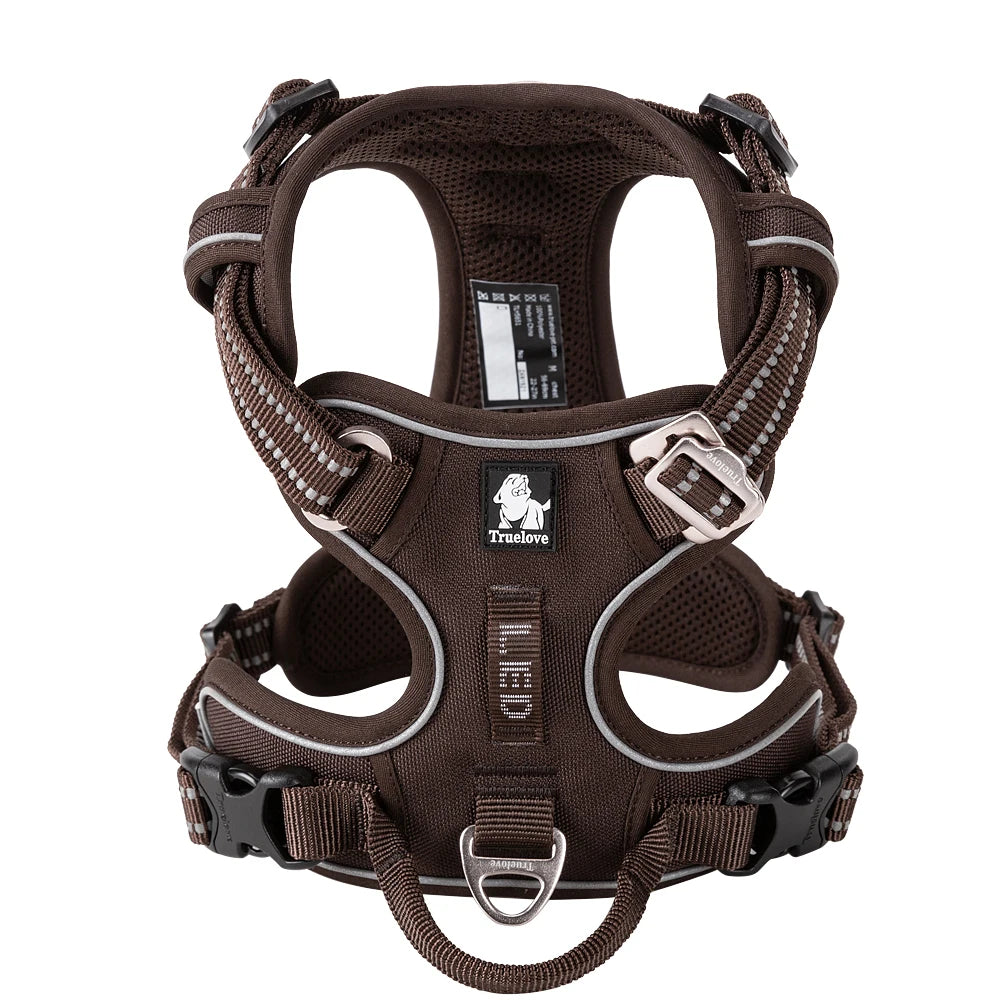 Winhyepet Training Dog Vest Pet Reflectiv Light Nylon Padding Dog service Harness Protective Clothes For Small Meduim Large