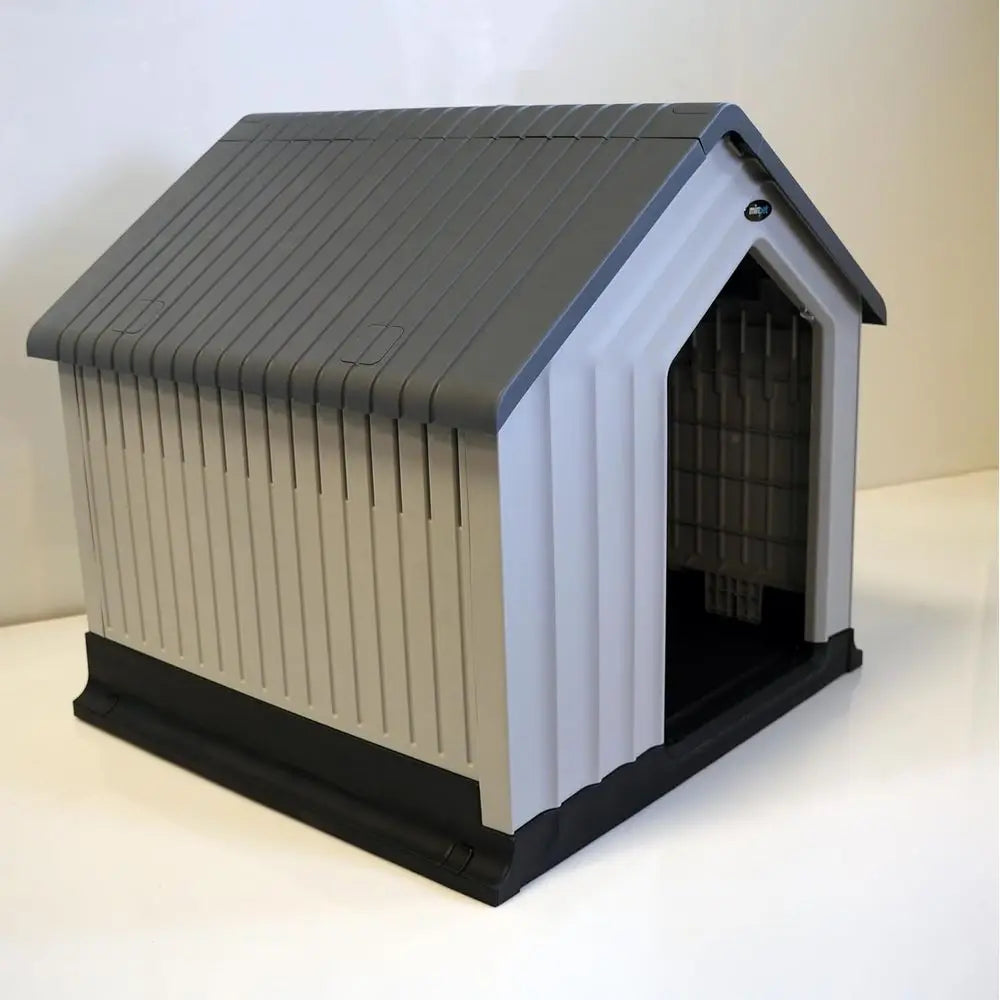 Durable Waterproo Plastic Dog House or Small to Large Sized Dogs, Indoor Outdoor Use Doghouse - Comortable Retreat or Your Pet (