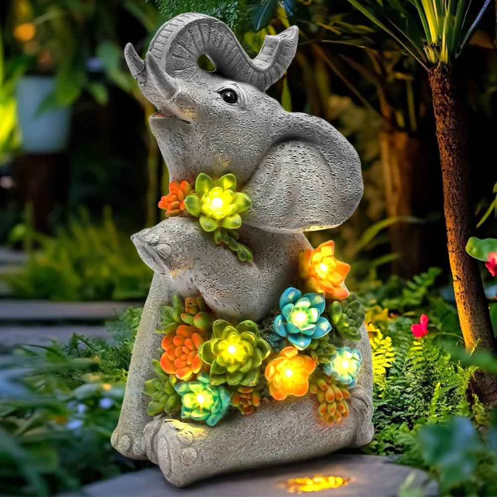 Solar Garden Turtle Statue Light for Outdoor Lawn Decor
