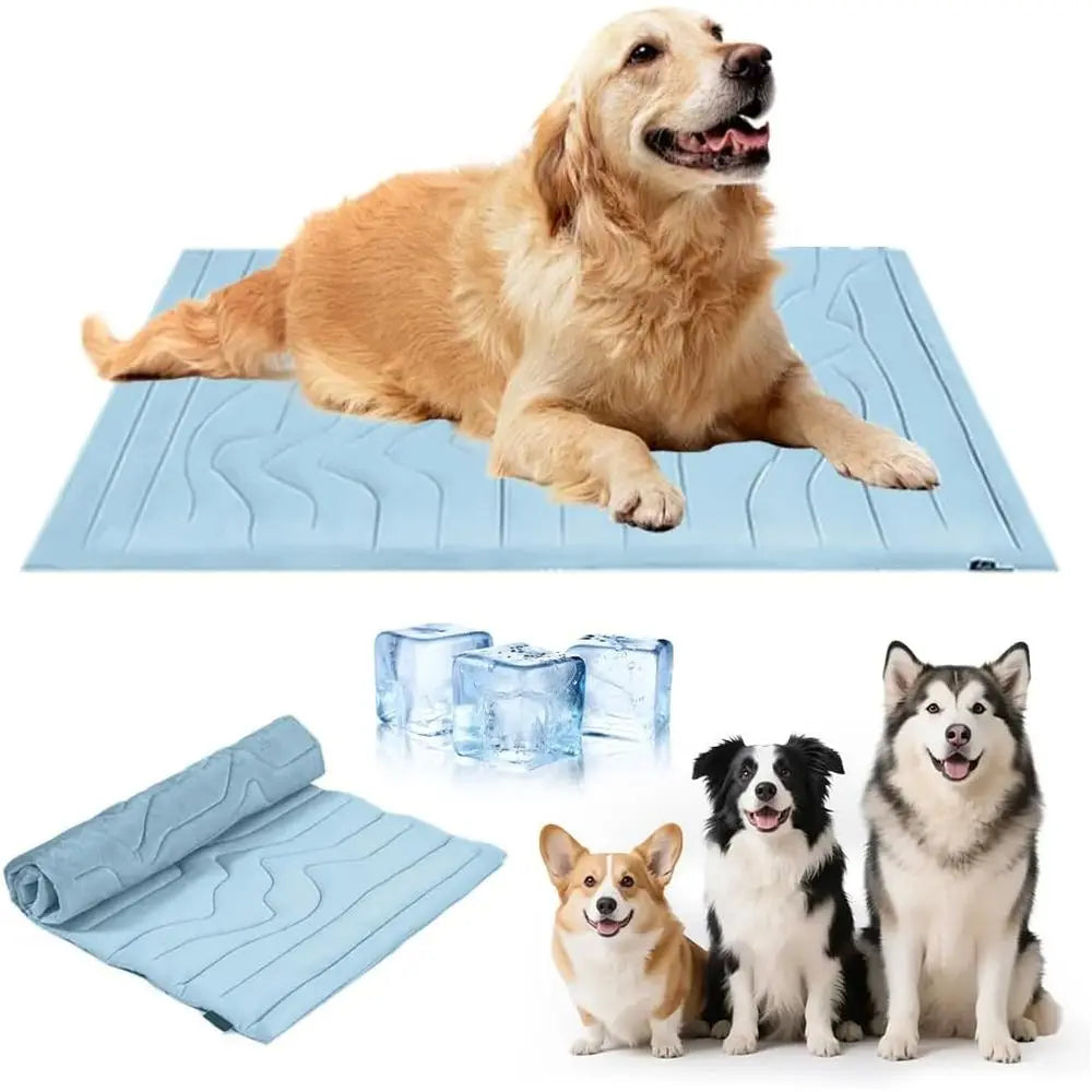 Dog Cooling Mat, 2025 New Washable Portable Pet Cooling Mat Summer Sleng Pad or Dogs Cats, Premium Breathable Coolings Blanket C