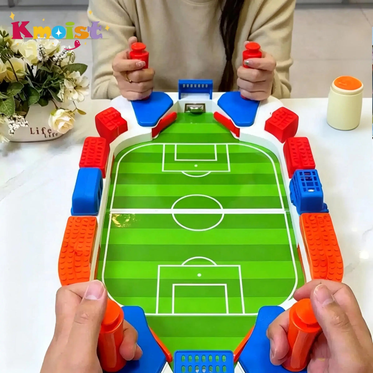 Kmoist Table Football Competition Game For Kids And Family Fun