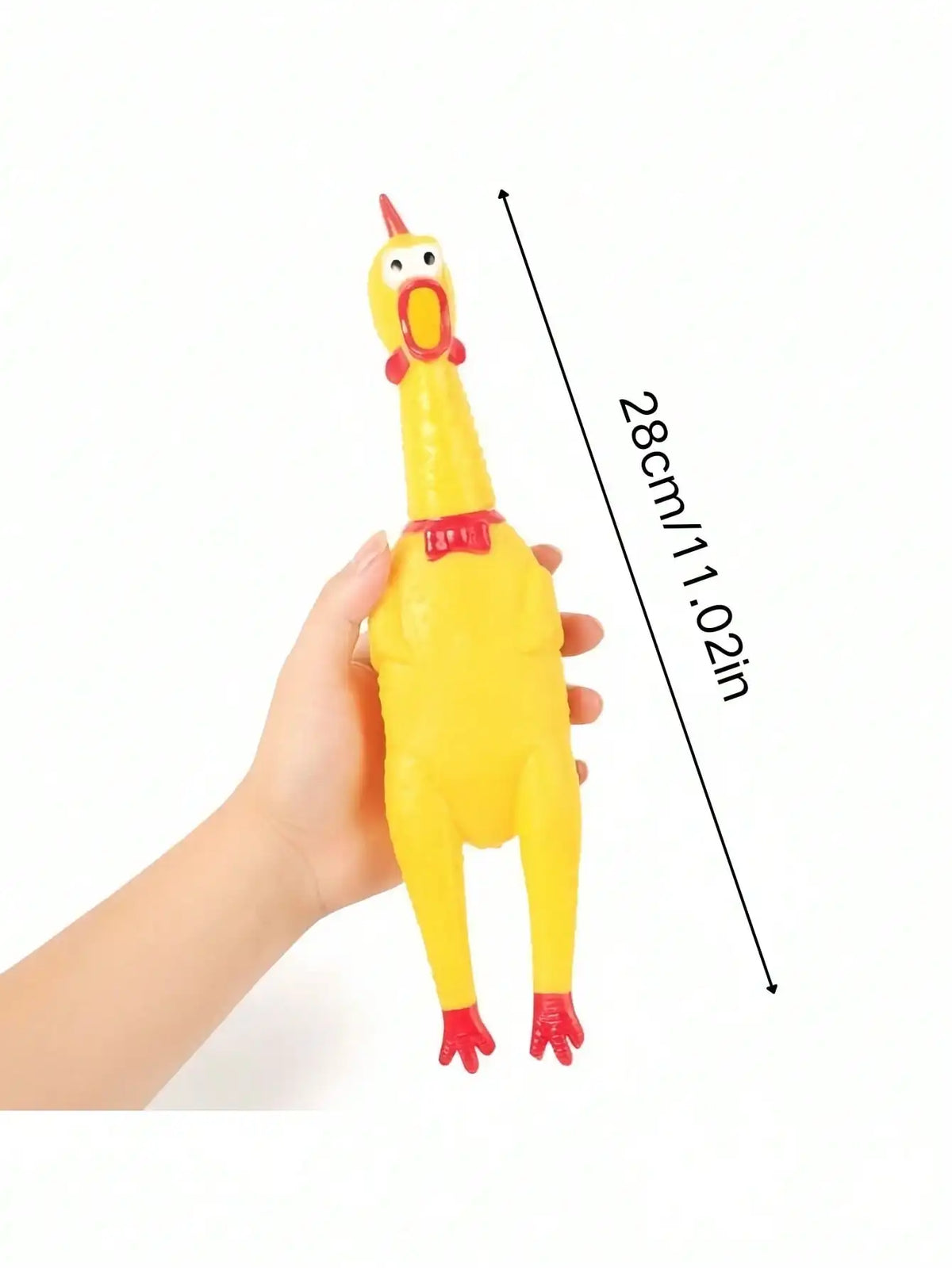 Upgraded Screaming Chicken Squeaky Pet Toy For Dogs And Cats