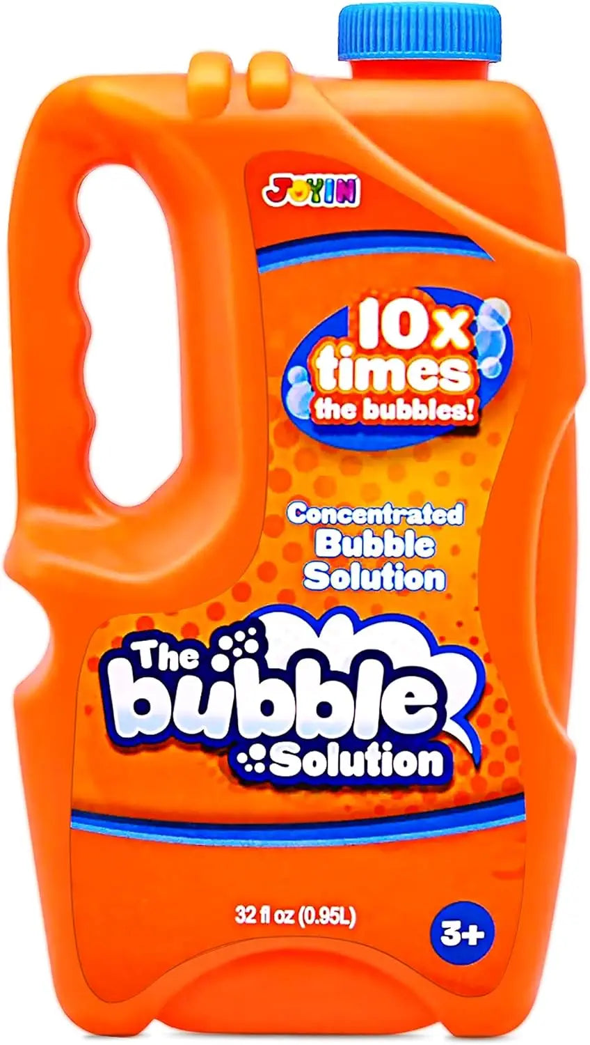 JOYFY 32 OZ Concentrated Bubble Solution for Bubble Machines (Up to 2.5 Gallons) Concentrated Solution Refills for Machine Wands