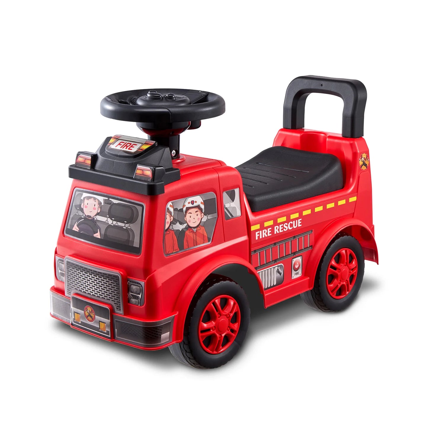 SucceBuy Ride On Push Car Kids Ride On Car with Music Steering Wheel & Under Seat Storage for Toddlers Ages 1-3 Ride Racer