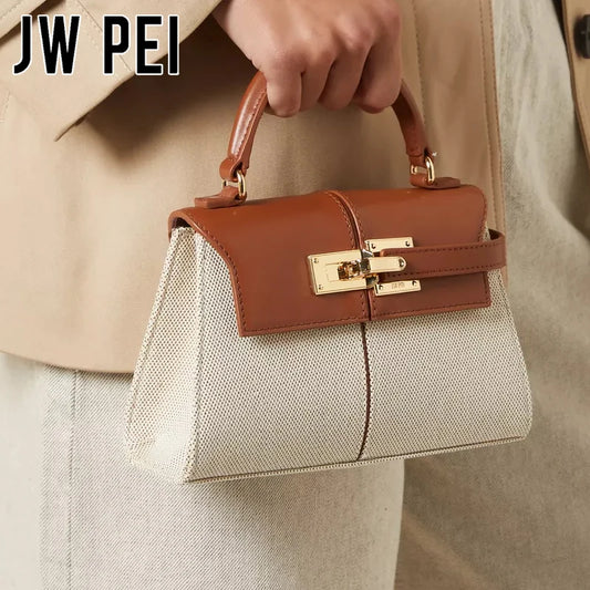 JW PEI Elise Classic Trapezoid Top Handle Shoulder Bag