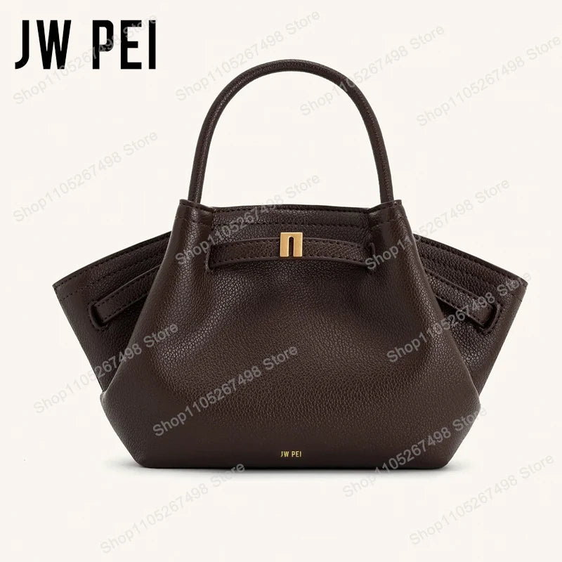 JW PEI Luxury Handbag Tote Bag for Women Leather Shoulder Bag Purse Design Large Capacity Totes Top Handle Hobo Shopper Work Bag
