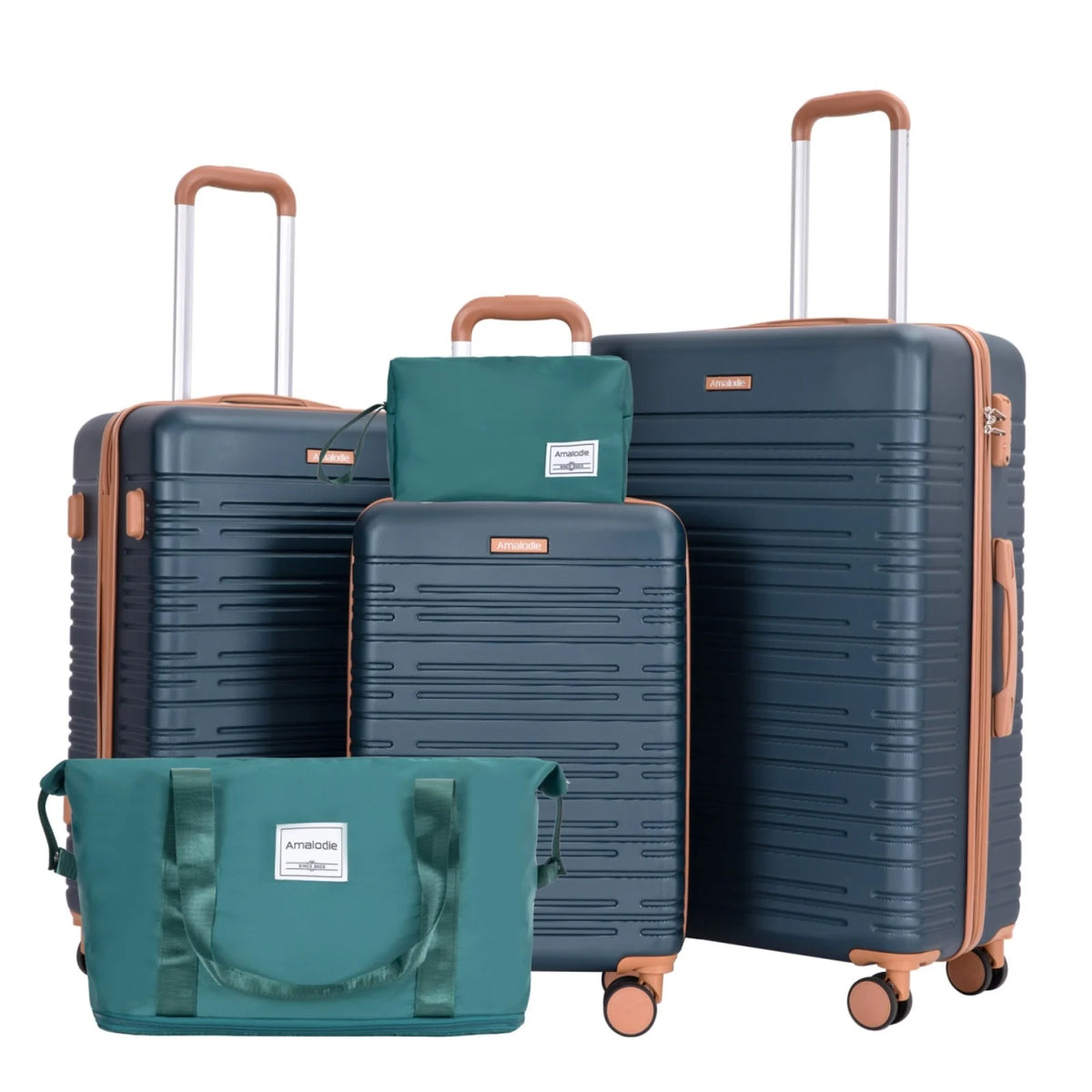 Travelhouse Spinner Luggage Set With Hard Shell And TSA Lock
