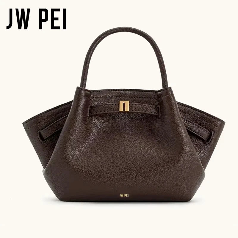 JW PEI Luxury Handbag Tote Bag for Women Leather Shoulder Bag Purse Design Large Capacity Totes Top Handle Hobo Shopper Work Bag