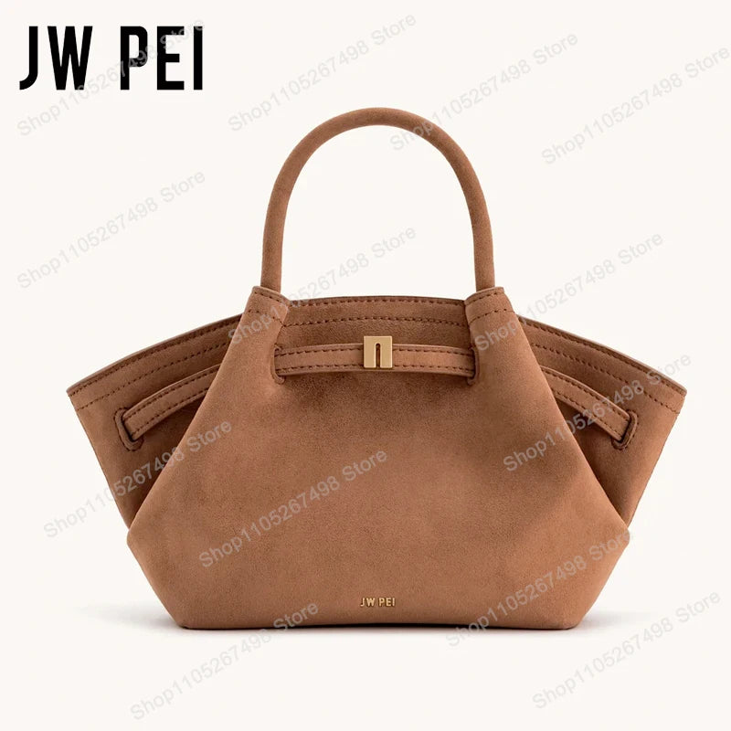 JW PEI Luxury Handbag Tote Bag for Women Leather Shoulder Bag Purse Design Large Capacity Totes Top Handle Hobo Shopper Work Bag