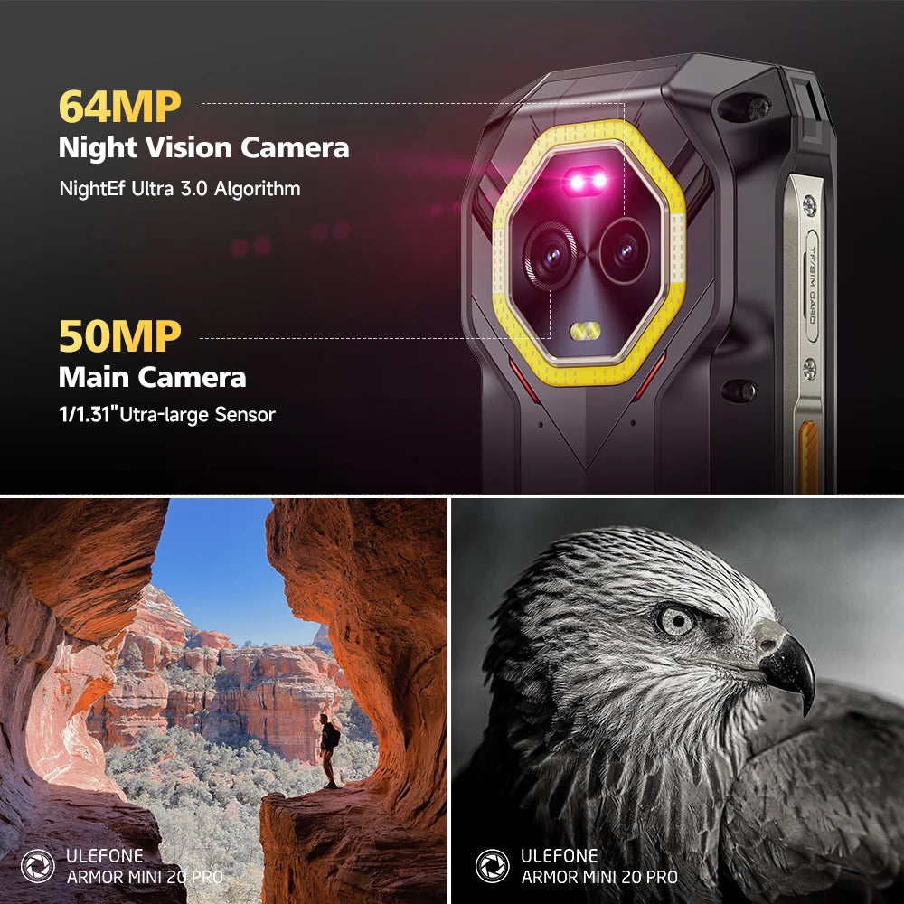 Ulefone Armor Mini 20 Pro 5G Rugged Android Smartphone