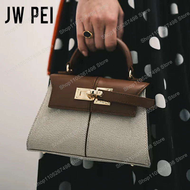 JW PEI Elise Classic Trapezoid Top Handle Shoulder Bag