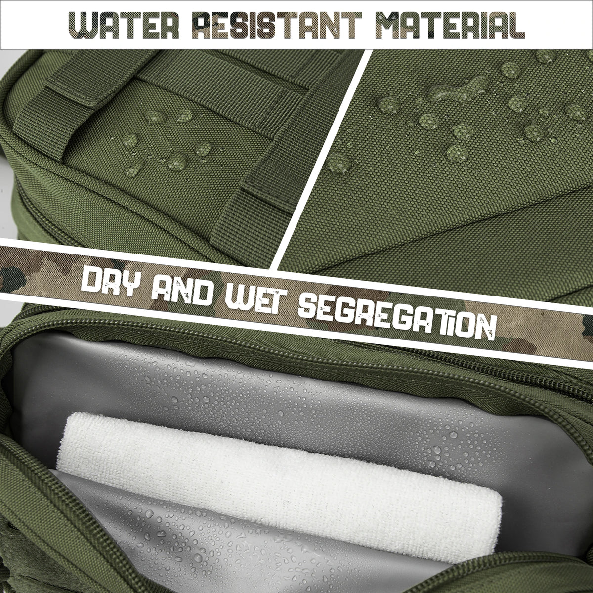 Tactical Toiletry Bag For Men Hygiene Bag Mens Shaving Kit Travel shower Bag Waist BackpackTool Molle Pouches Small Dopp Kit