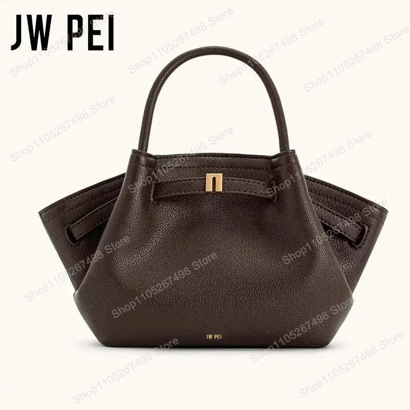 JW PEI Luxury Handbag Tote Bag for Women Leather Shoulder Bag Purse Design Large Capacity Totes Top Handle Hobo Shopper Work Bag