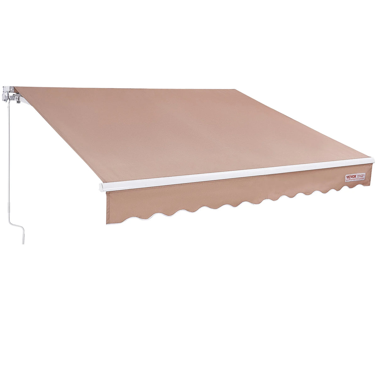 SucceBuy Manual Retractable Patio Awning With UV Protection