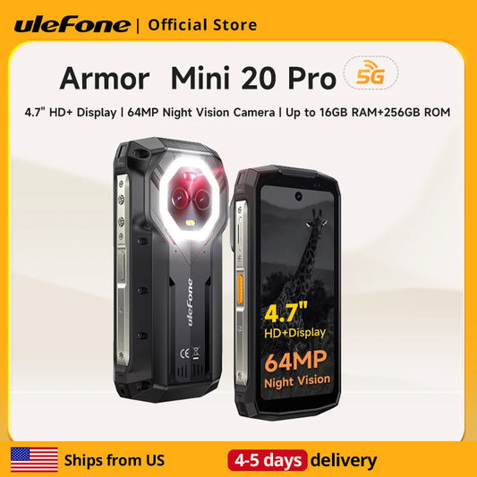 Ulefone Armor Mini 20 Pro 5G Rugged Android Smartphone