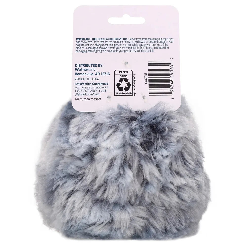 Gray Hedgehog Plush Dog Toy with Squeaker Inside for Aggressive Chewers, Durable Interactive Chew Level 2 Pet Supplies, Cute Small Animal Puppy Chew Toys for Boredom Anxiety Relief, Soft Cuddly Bite Resistant Teething
