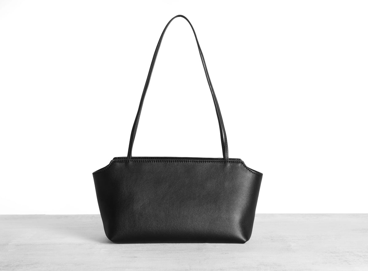 Terrasse Style Dyed Lambskin Top Handle Shoulder Bag for Women