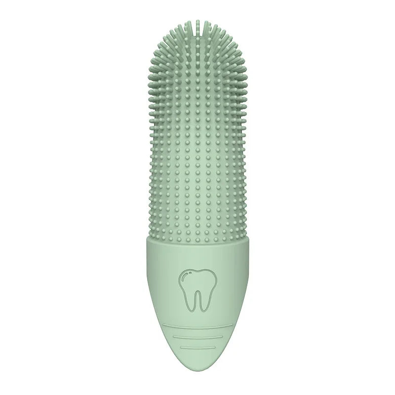 Food Grade Silicone Finger Toothbrush For Pet Dental Care