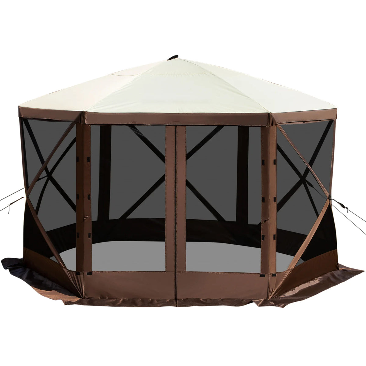 SucceBuy Pop Up Camping Gazebo Canopy Shelter With Insect Protection