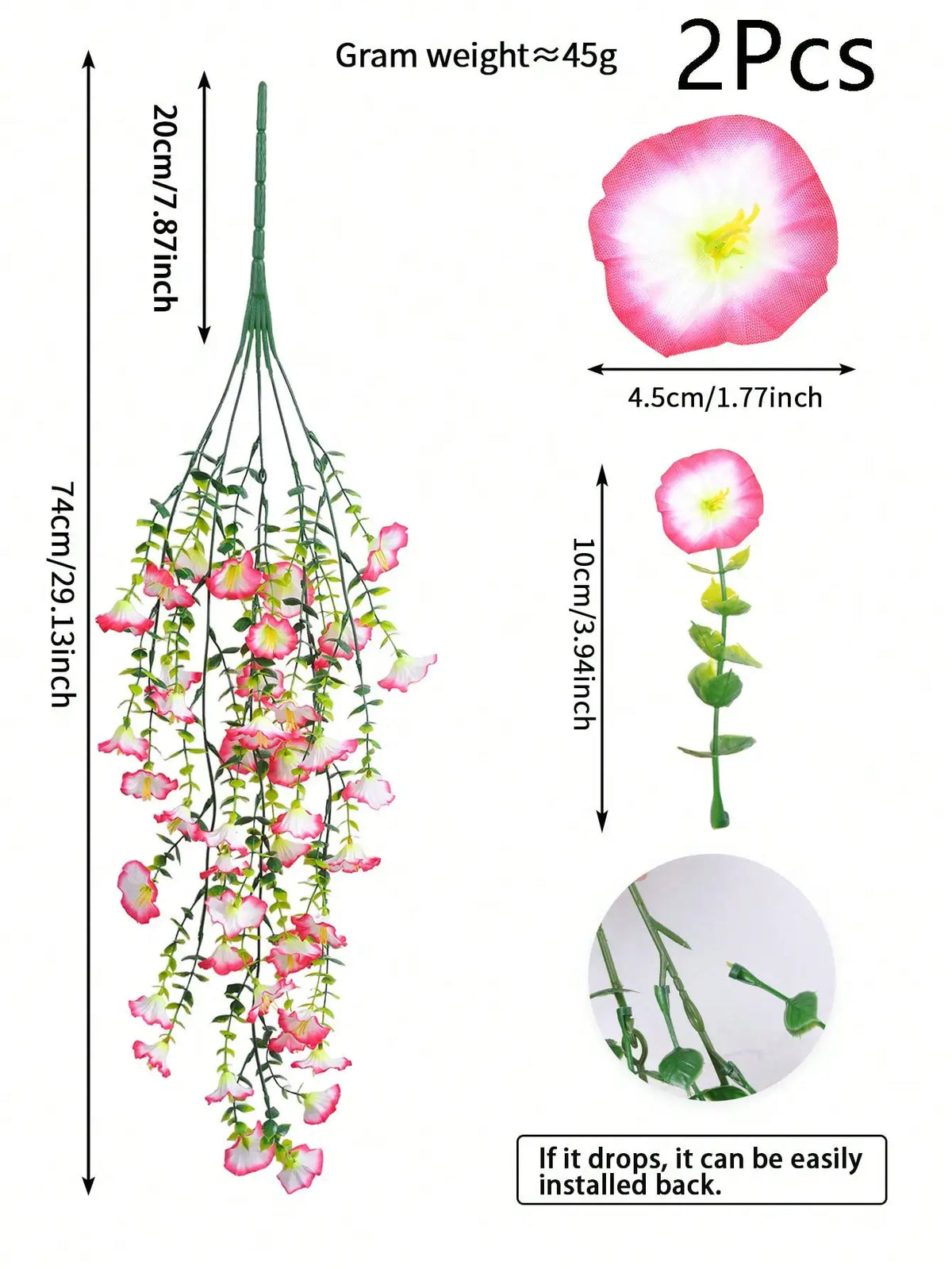 Artificial Eucalyptus Silk Vine, UV-Resistant Outdoor Greenery