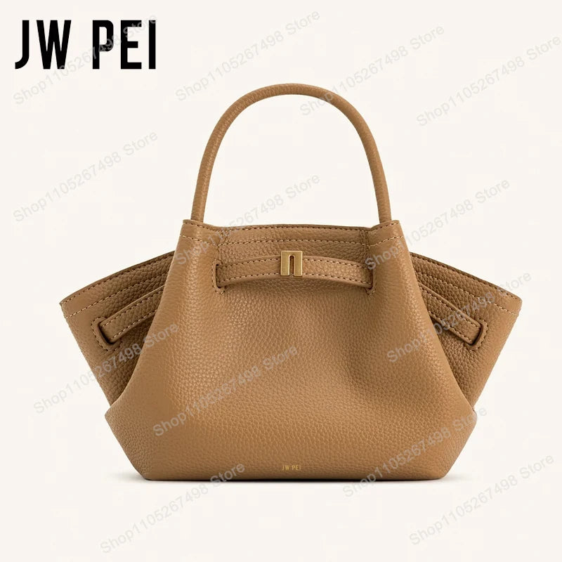 JW PEI Luxury Handbag Tote Bag for Women Leather Shoulder Bag Purse Design Large Capacity Totes Top Handle Hobo Shopper Work Bag
